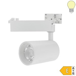 LED COB 3Ph. Schienenstrahler 25W weiß warmweiß