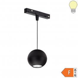 10W LED Pendelleuchte für 48V Stromschiene Magnetic Line R20 & R35 schwarz warmweiß