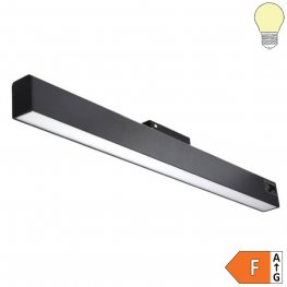 20W LED Leuchte 60cm für 48V Stromschiene Magnetic Line R35 schwarz warmweiß