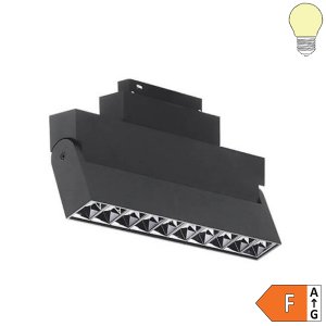 20W LED Strahler 10-flammig schwenkbar für 48V Stromschiene Magnetic Line R35 warmweiß