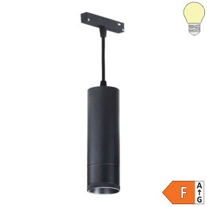 7W LED Pendelleuchte für 48V Stromschiene Magnetic Line R35 schwarz warmweiß