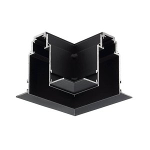 Eckstück Einbau für 48V Stromschiene Magnetic Line R35 schwarz