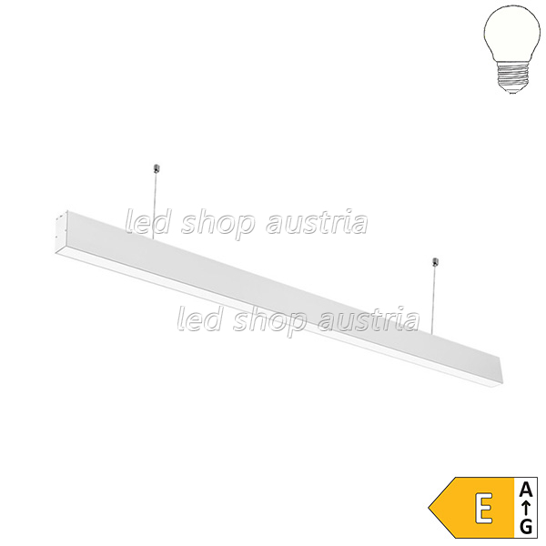 50W LED Linearleuchte Up-Down mit Abhängung weiß neutralweiß