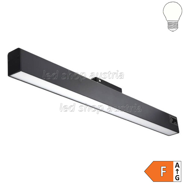 20W LED Leuchte 60cm für 48V Stromschiene Magnetic Line R35 schwarz neutralweiß