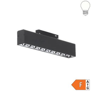 20W LED Strahler 10-flammig für 48V Stromschiene Magnetic Line R35 schwarz neutralweiß
