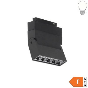 10W LED Strahler 5-flammig schwenkbar für 48V Stromschiene Magnetic Line R35 neutralweiß