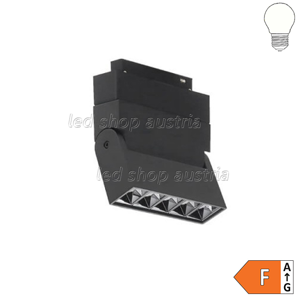 10W LED Strahler 5-flammig schwenkbar für 48V Stromschiene Magnetic Line R35 neutralweiß