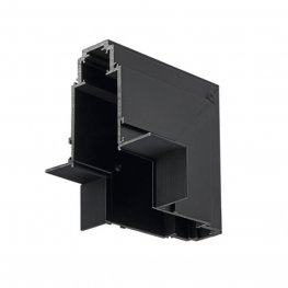 Eckstück Einbau vertikal für 48V Stromschiene Magnetic Line R35 schwarz