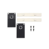 Endkappen für 48V Stromschiene R20 Einbau Magnetic Line schwarz