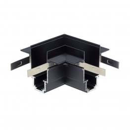 Eckstück Einbau V2 für 48V Stromschiene Magnetic Line R35 schwarz