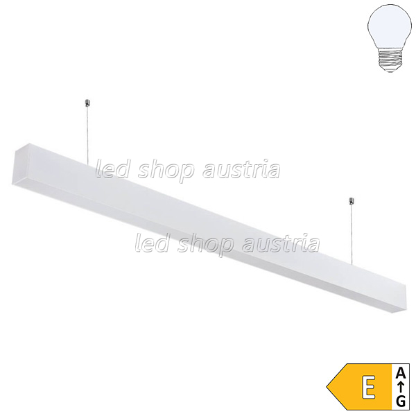 40W LED Linearleuchte Slim Professional mit Abhängung weiß kaltweiß