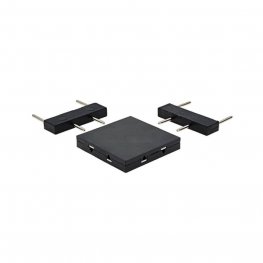 L-Verbinder für 48V Stromschiene Mini Magnetic Line schwarz