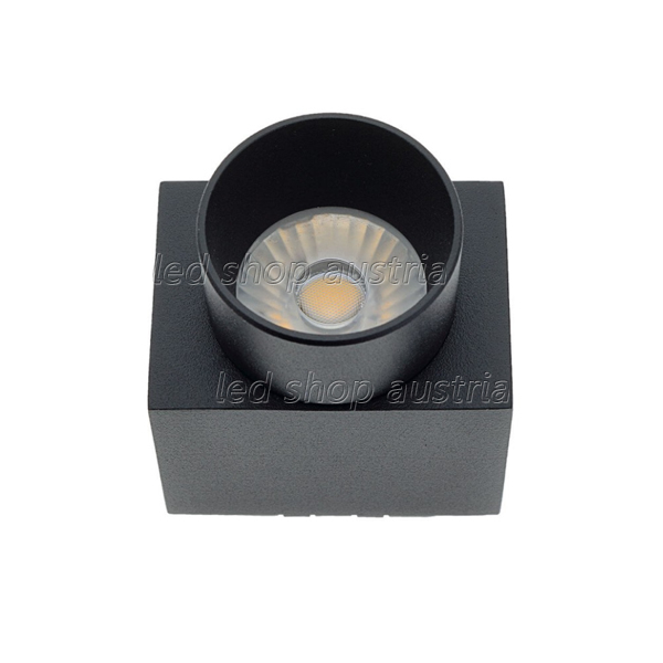 5W LED Spot für 48V Stromschiene Mini Magnetic Line schwarz warmweiß