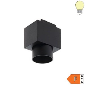 5W LED Spot für 48V Stromschiene Mini Magnetic Line schwarz warmweiß