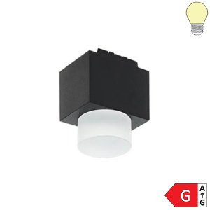 4W LED Leuchte für 48V Stromschiene Mini Magnetic Line schwarz warmweiß