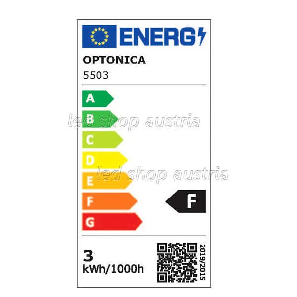 (Bild für) LED Lichtleiste 3.4W ohne Schalter 33cm mit Gehäuse warmweiß