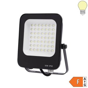 LED SMD Fluter schwarz 90° Abstrahlwinkel 30W warmweiß