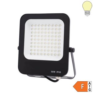 LED SMD Fluter schwarz 90° Abstrahlwinkel 50W warmweiß