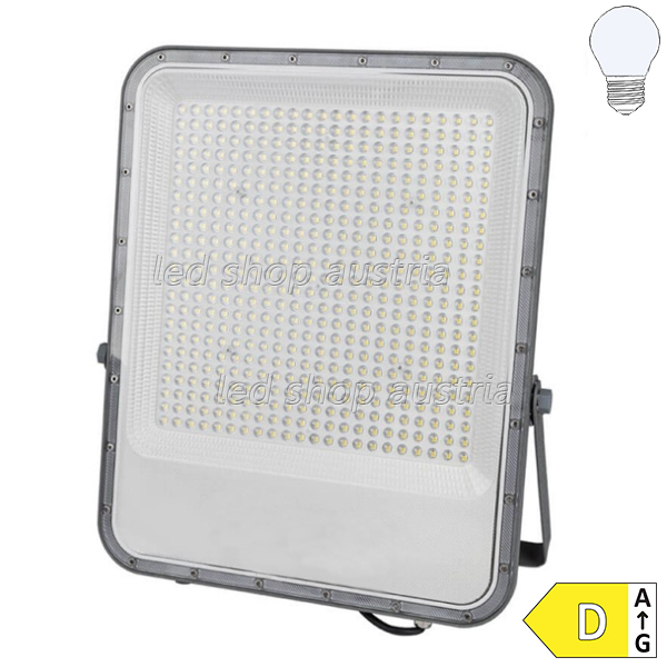 LED SMD Fluter 90° Abstrahlwinkel grau HL 400W kaltweiß