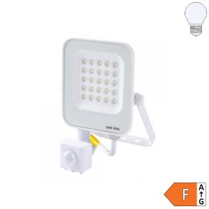 LED SMD Fluter mit Bewegungsmelder weiß 20W kaltweiß