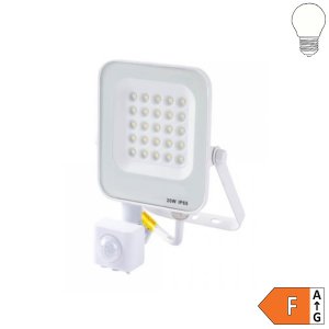 LED SMD Fluter mit Bewegungsmelder weiß 20W neutralweiß