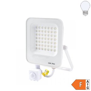 LED SMD Fluter mit Bewegungsmelder weiß 30W kaltweiß