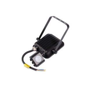 LED SMD Fluter mit Bewegungsmelder schwarz 50W neutralweiß