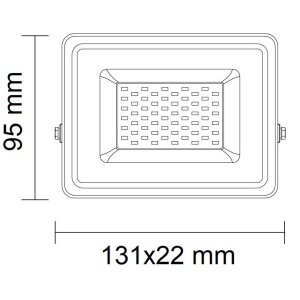 LED Fluter SMD SLIM Professional weiß 10W neutralweiß