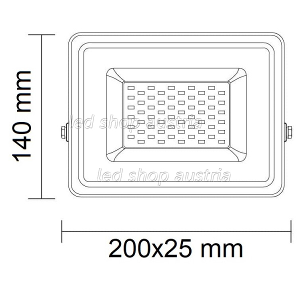 LED Fluter SMD SLIM Professional weiß 30W warmweiß