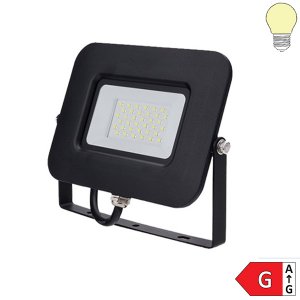 LED Fluter SMD SLIM Professional schwarz 30W warmweiß