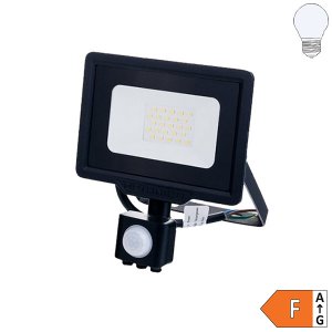 Outdoor SMD LED Fluter 20W schwarz mit PIR Sensor kaltweiß