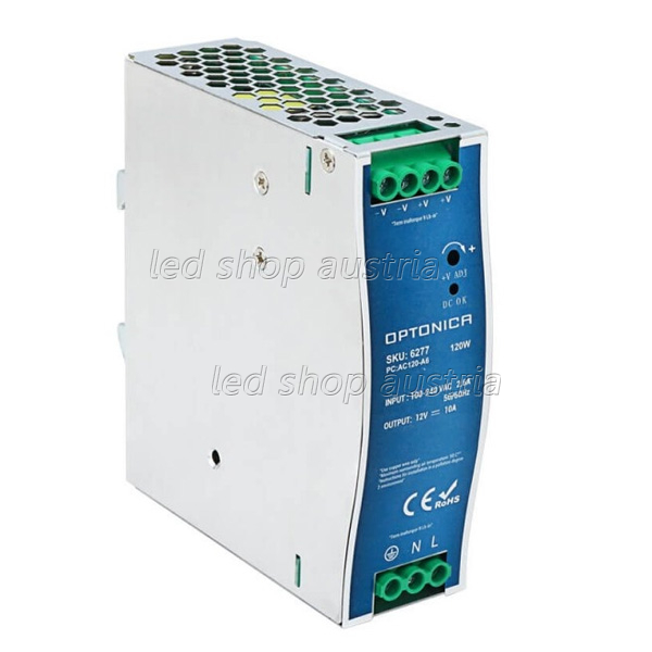 DIN-Hutschienen Netzteil - 12V 120W DC