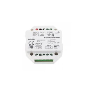 LED S1-B Triac Push- Dimmaktor/RF Controller 100-240V/AC 1A 1Kanal