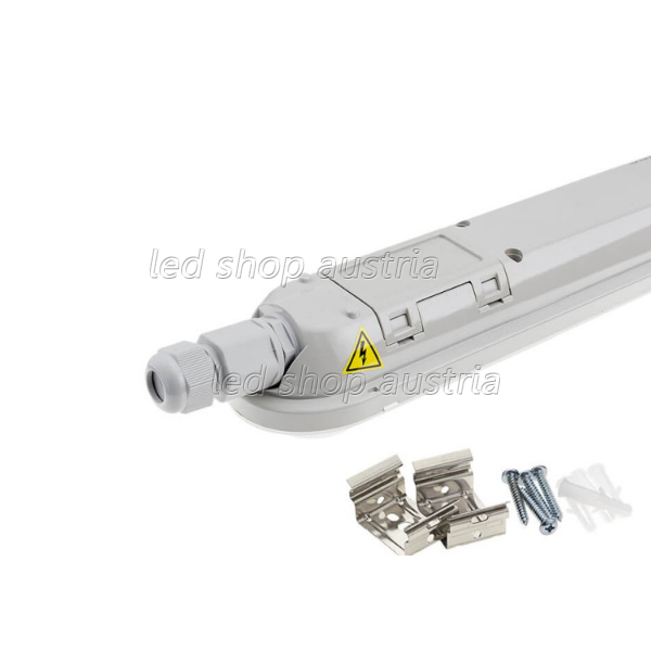 LED Wannenleuchte 55W 150cm IP65 Slim mit Notlichteinsatz kaltweiß
