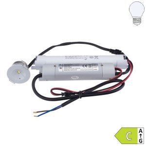 LED Einbau- Notleuchte 4.8V 1800mAh 3W kaltweiß