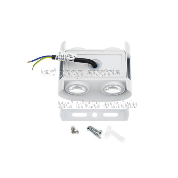 4W LED Wandleuchte weiß Up-Down warmweiß