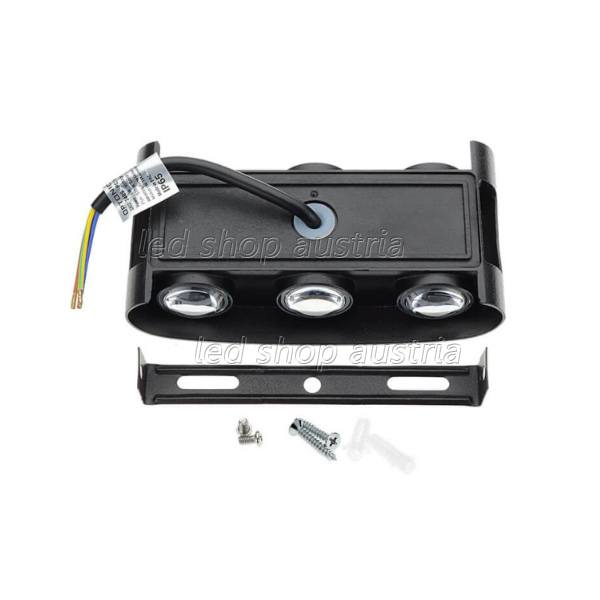 6W LED Wandleuchte schwarz Up-Down warmweiß