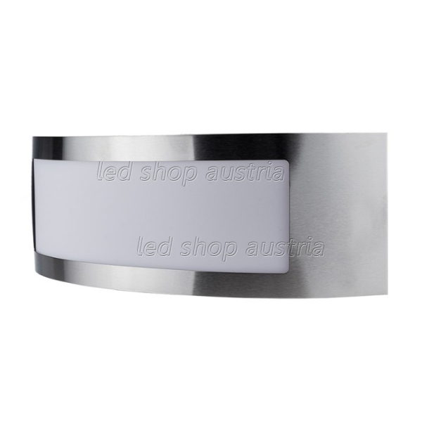 LED Außen- Wandleuchte 1x E27 Edelstahl Classic