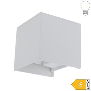 6W LED Außen- Wandleuchte quadratisch Up-Down weiß neutralweiß
