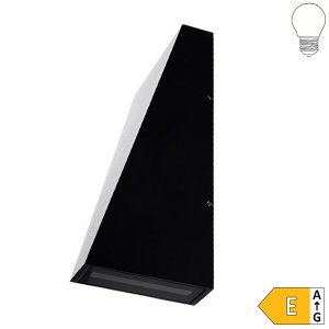 6W LED Außen- Wandleuchte Trapez Up-Down schwarz neutralweiß