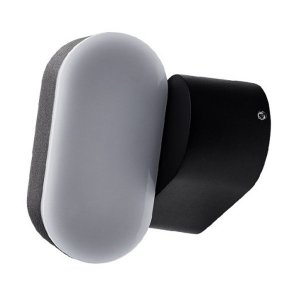 6W LED Außen- Wandleuchte schwenkbar schwarz warmweiß