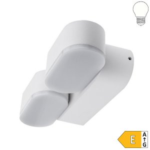 12W LED Außen- Wandleuchte 2-fach schwenkbar weiß neutralweiß