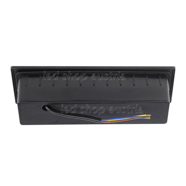 6W LED Treppenleuchte rechteckig Schwarz neutralweiß IP65