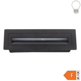6W LED Treppenleuchte rechteckig Schwarz neutralweiß IP65