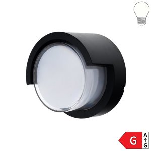 15W LED Außen- Wandleuchte Rund "Down" neutralweiß