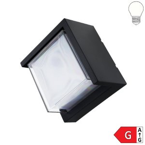15W LED Außen- Wandleuchte Rhombus "Down" neutralweiß