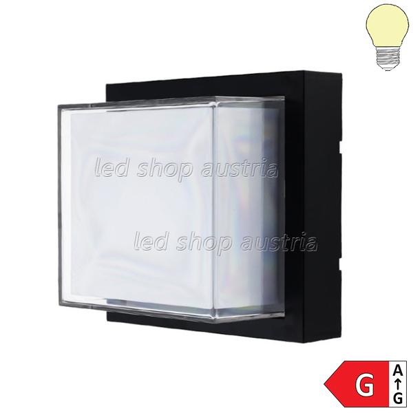 15W LED Außen- Wandleuchte Rhombus warmweiß