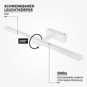LED Wand- und Spiegelleuchte 14W weiß neutralweiß