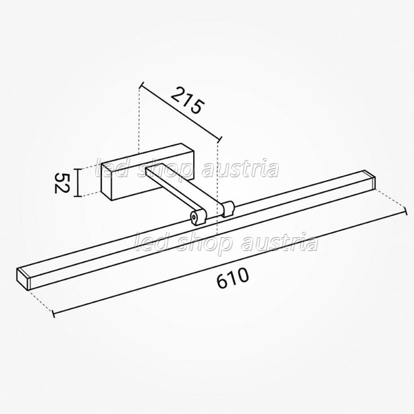 LED Wand- und Spiegelleuchte 14W weiß warmweiß