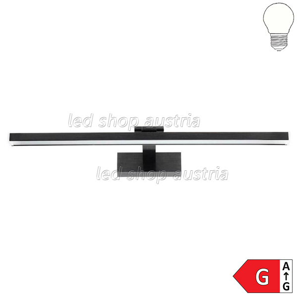 LED Wand- und Spiegelleuchte 14W schwarz neutralweiß